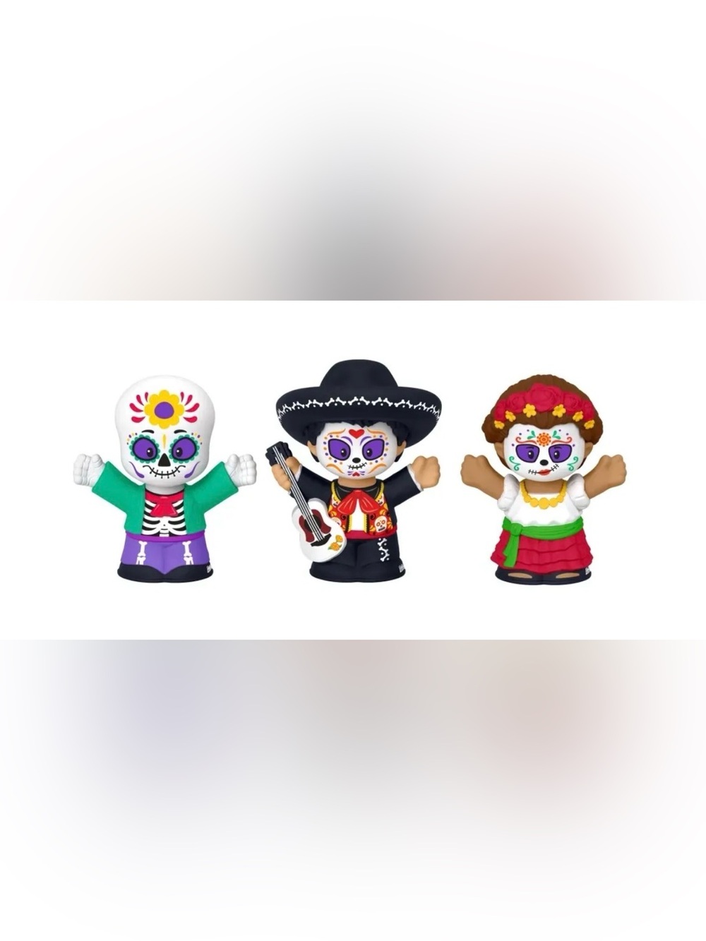 Fisher Price Little People Dia De Muertos Special Edition Set of 3 ⭐️EUC-READ⭐️